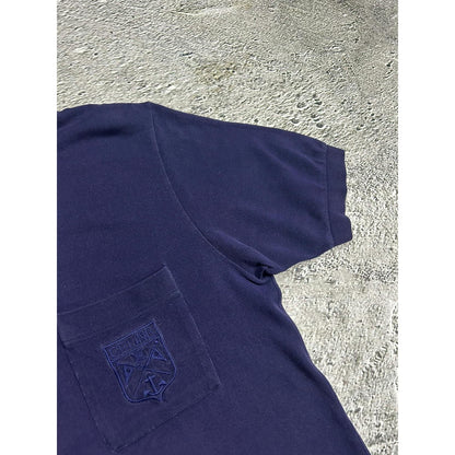 Celine vintage polo T-shirt navy small logo 90s