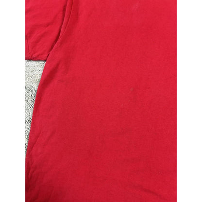 Nike vintage T-shirt 90s red small logo spellout