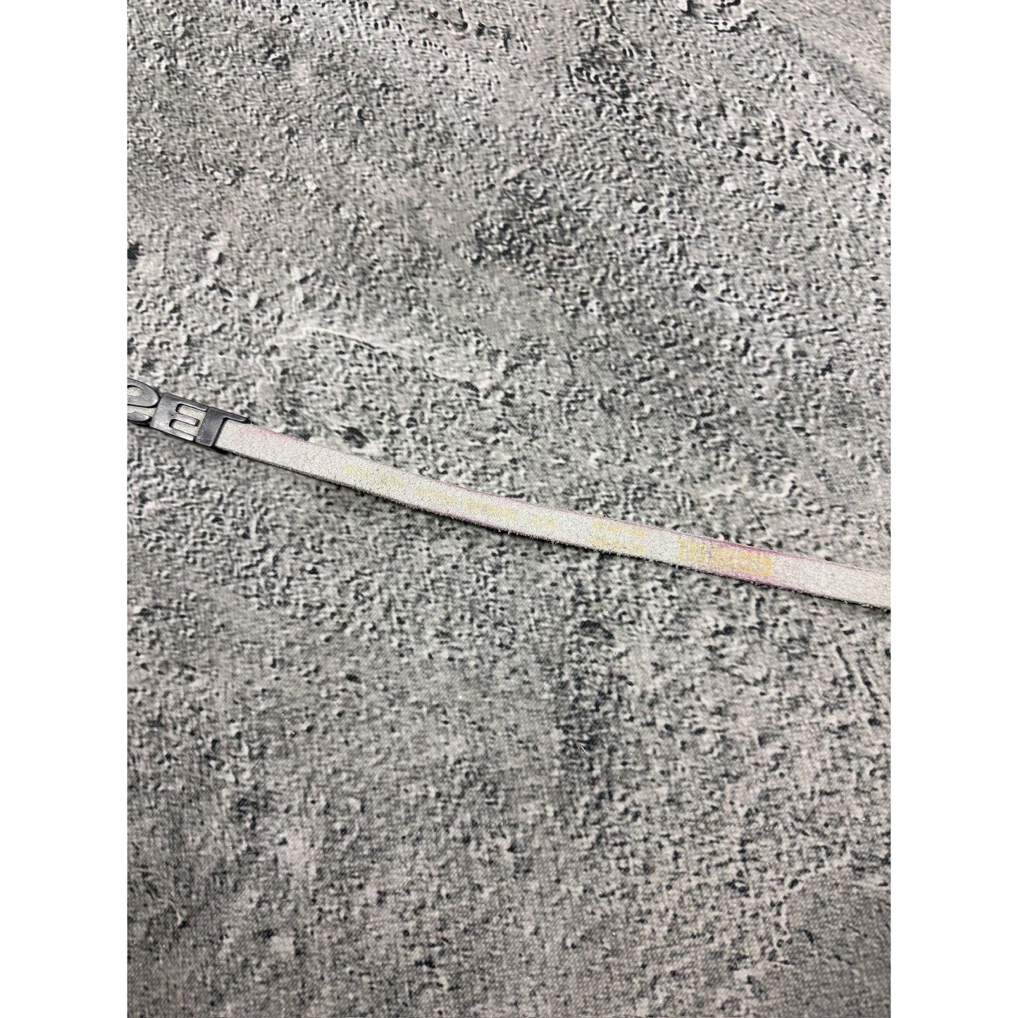 Diesel leather belt multicolour moving letters Y2K white