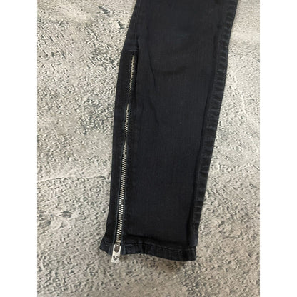 True Religion jeans biker black vintage Y2K slim skinny