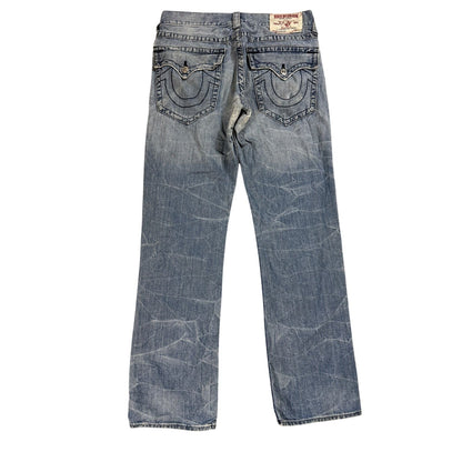 True Religion jeans vintage washed blue denim pants bootcut