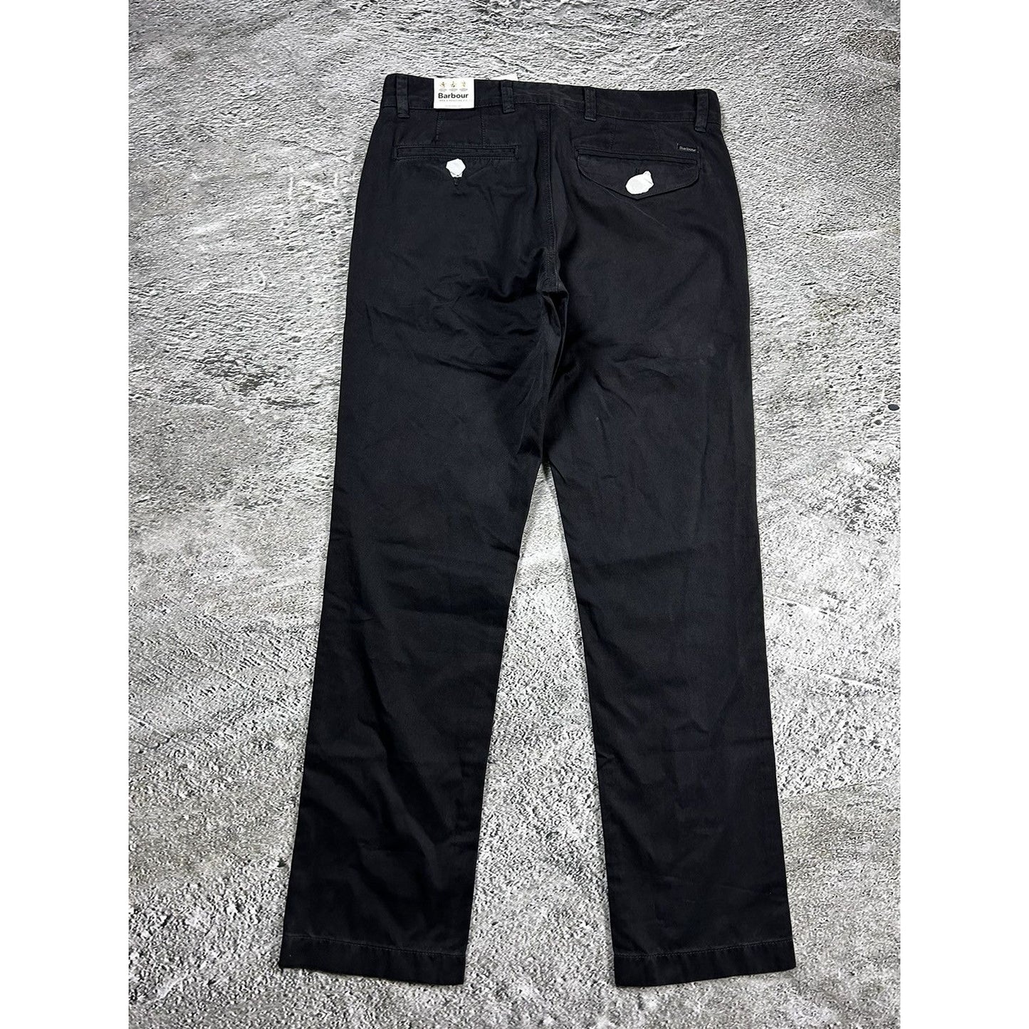 Barbour neuston twill willow black pants chino