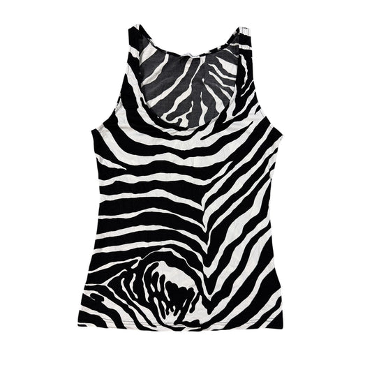 Dolce & Gabbana Intimo Zebra Printed tank top sleeveless