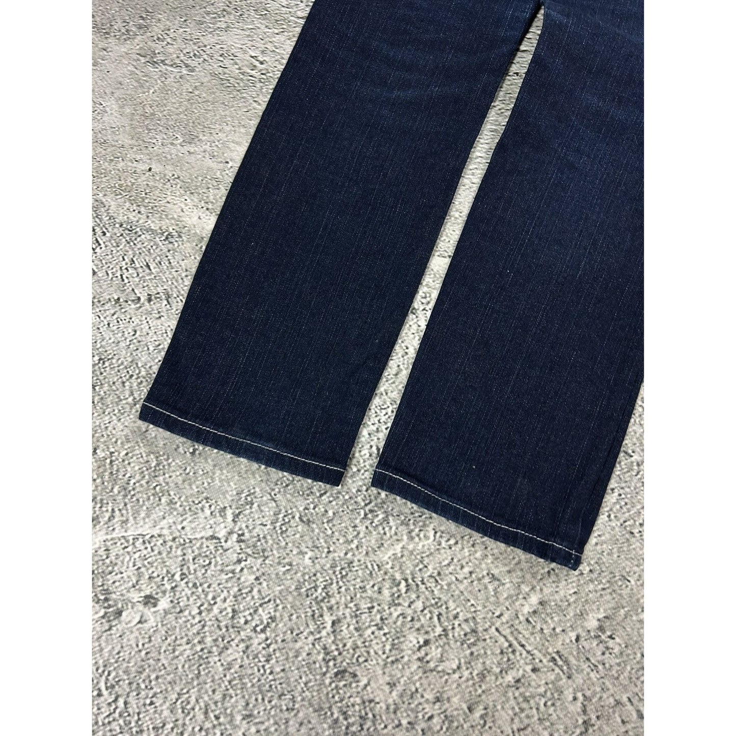 True Religion jeans slim white rhinestones vintage blue