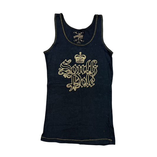 Southpole big logo golden black swag Y2K