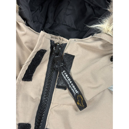 Canada Goose expedition jacket beige puffer no fur