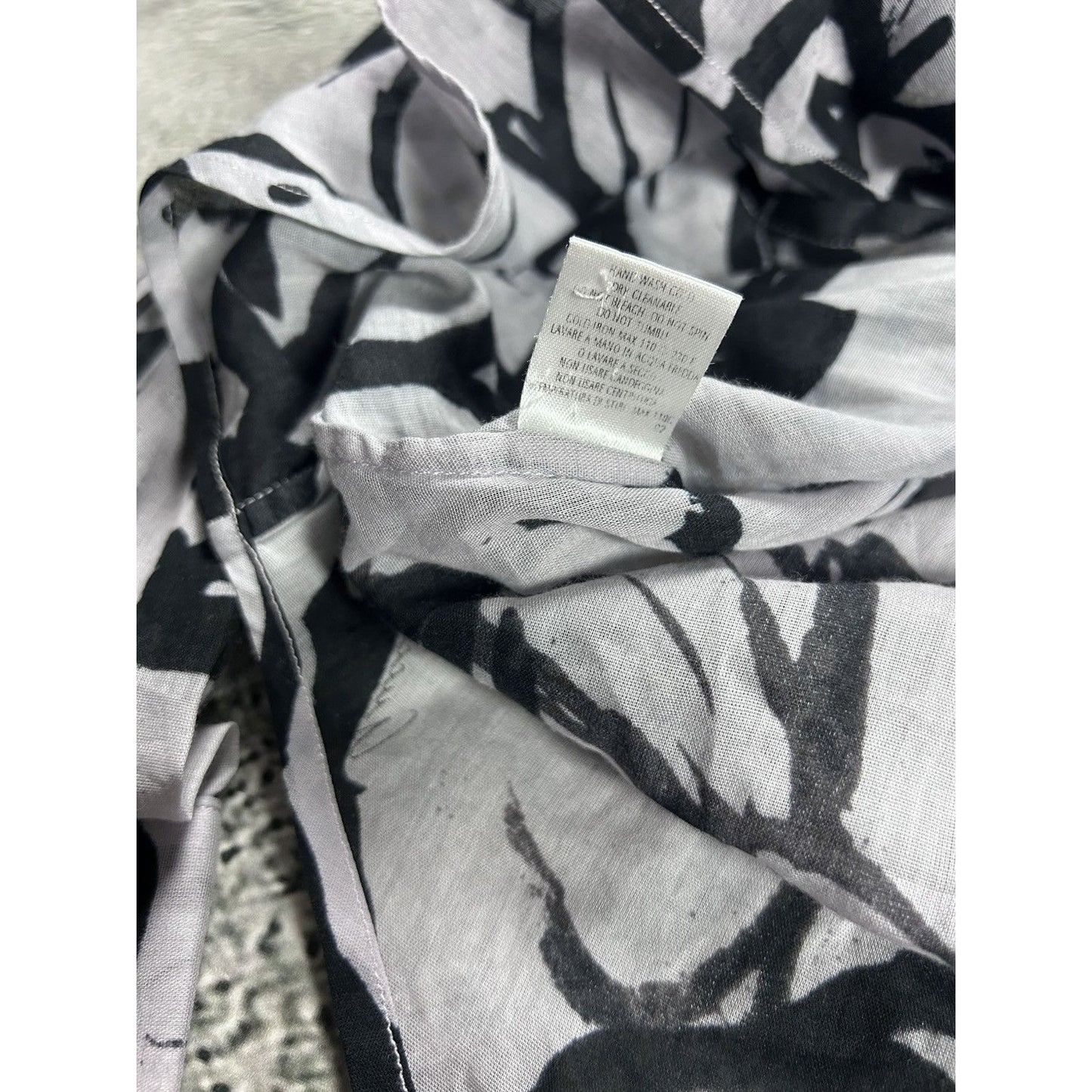 Gucci shirt white black abstract longsleeve Tom Ford era