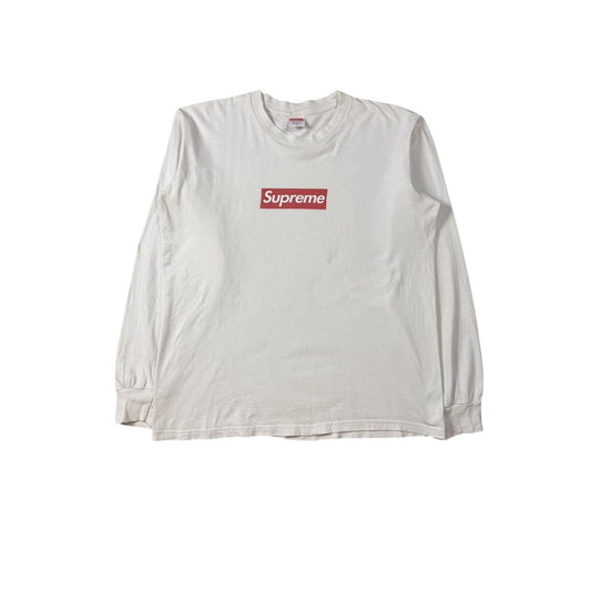 Supreme bogo longsleeve T-shirt box logo FW20 white red