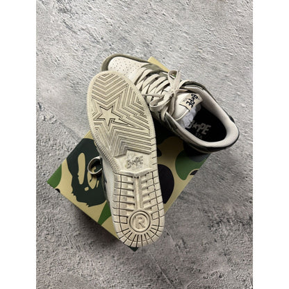 Bapesta Sk8-sta Bape sneakers khaki green a bathing ape