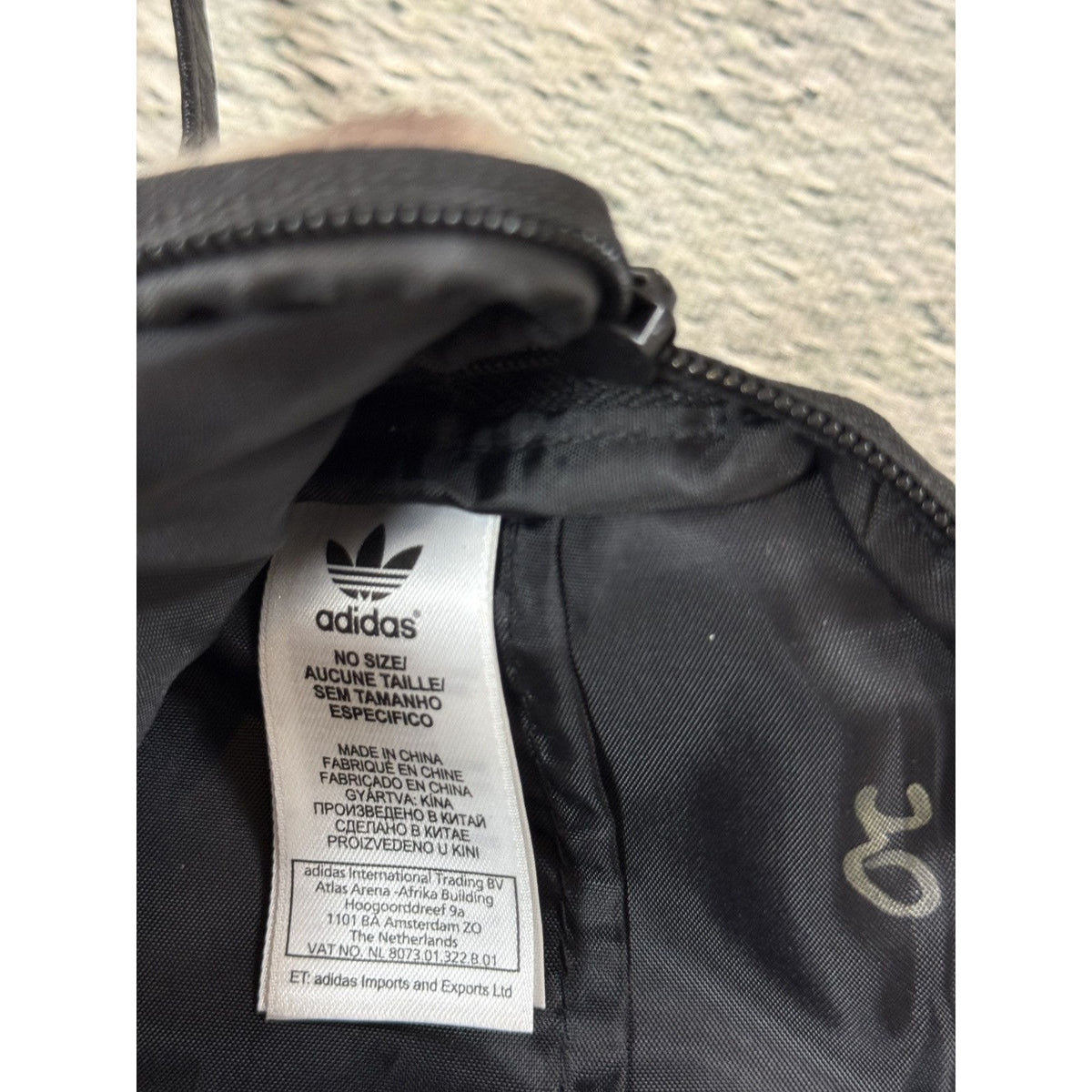 Adidas leather crossbody bag