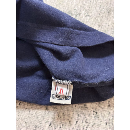Evisu t-shirt vintage big logo studded navy seagull