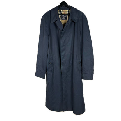 Burberrys coat navy vintage nova check Burberry