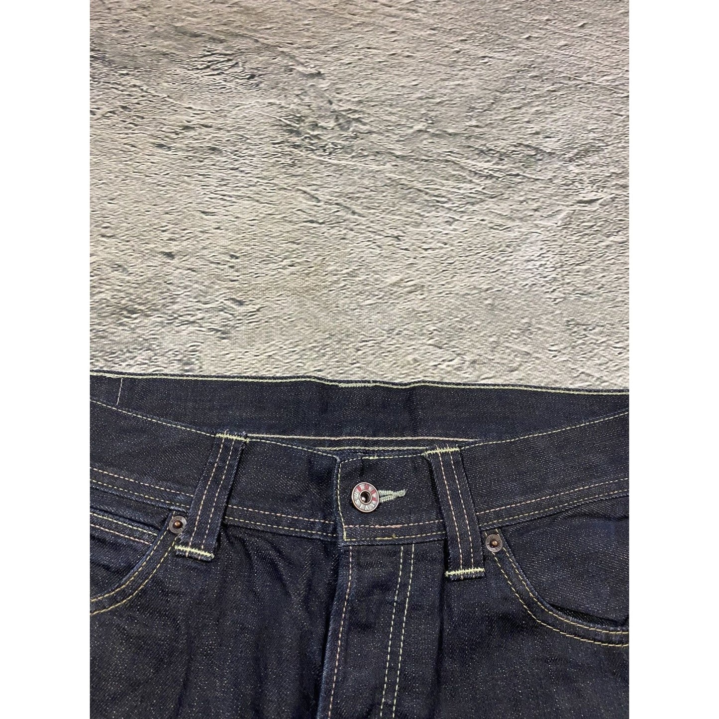 Evisu x Puma jorts black mint seagulls shorts denim
