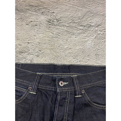 Evisu x Puma jorts black mint seagulls shorts denim