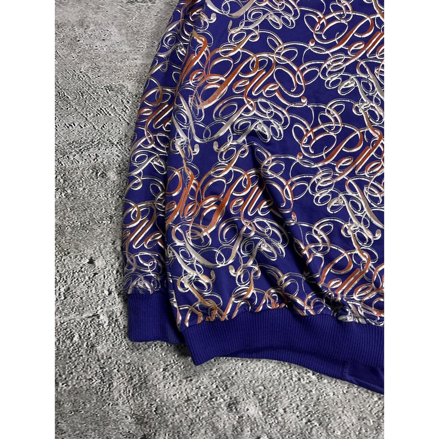 Pelle Pelle track jacket monogram big logo 90s purple Y2K