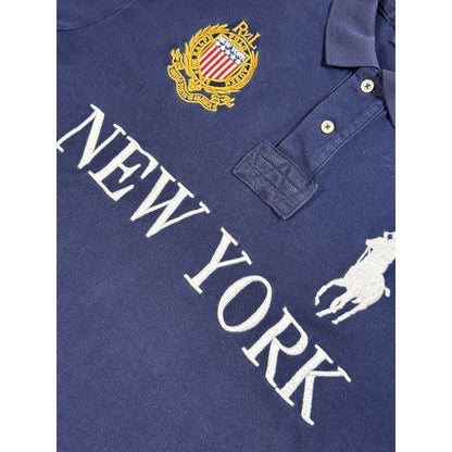Chief Keef Polo Ralph Lauren New York navy blue Polo T-shirt