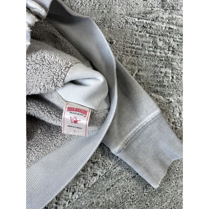 True Religion zip hoodie big logo vintage big logo Y2K