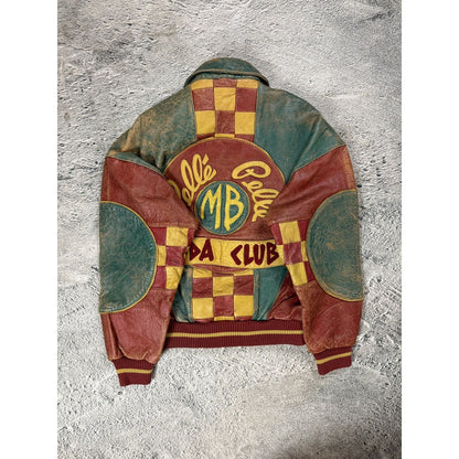 Pelle Pelle Marc Buchanan 80s leather jacket soda club
