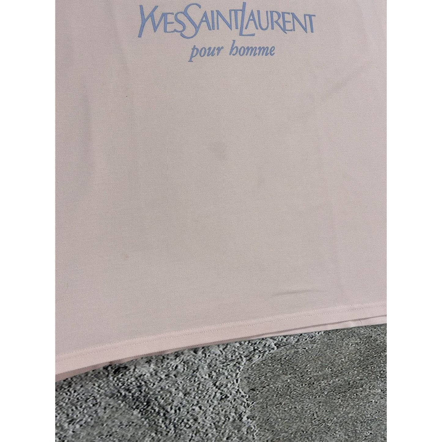 90s Yves Saint Laurent vintage big logo spell out YSL polo