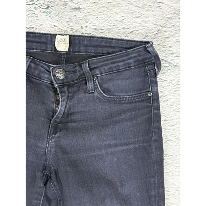 Lee skinny jeans denim pants Y2K black