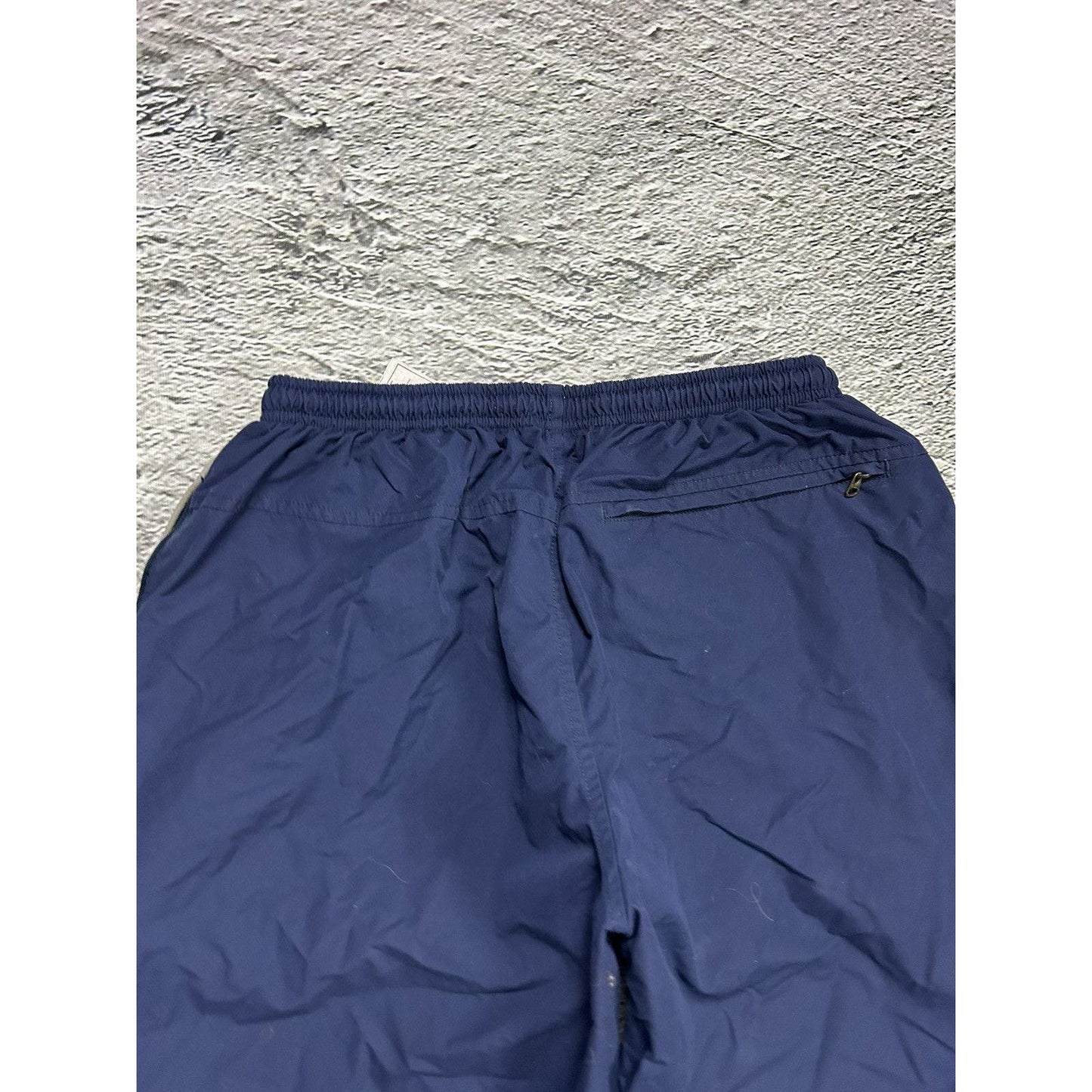 Nike vintage navy nylon track pants drill parachute y2k