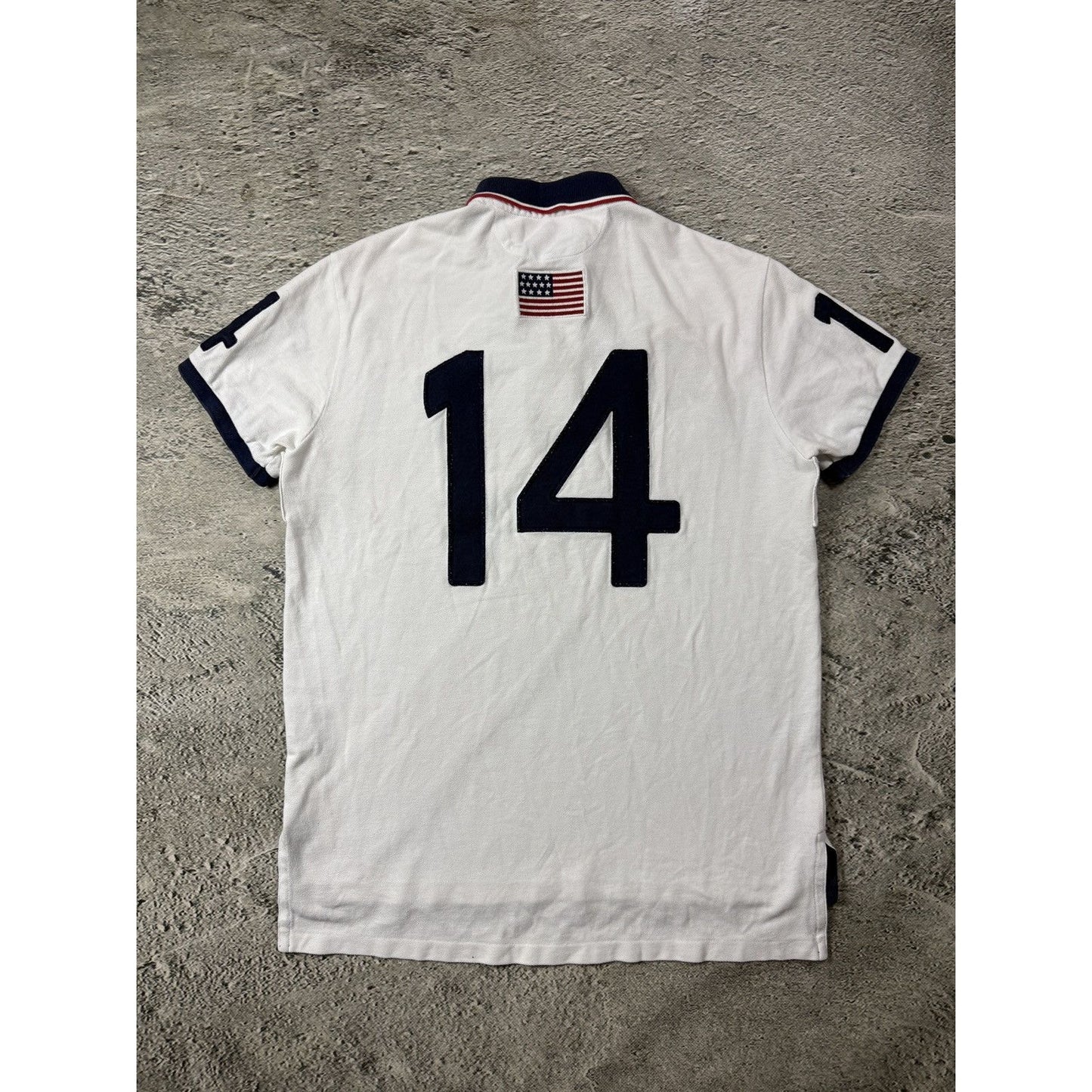 Chief Keef Polo Ralph Lauren USA Polo T-shirt red stripe