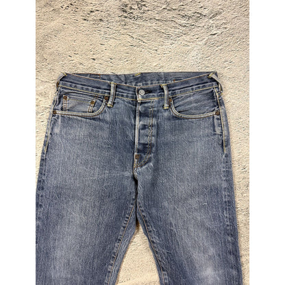 Evisu jeans vintage embroidery seagull logo selvedge denim