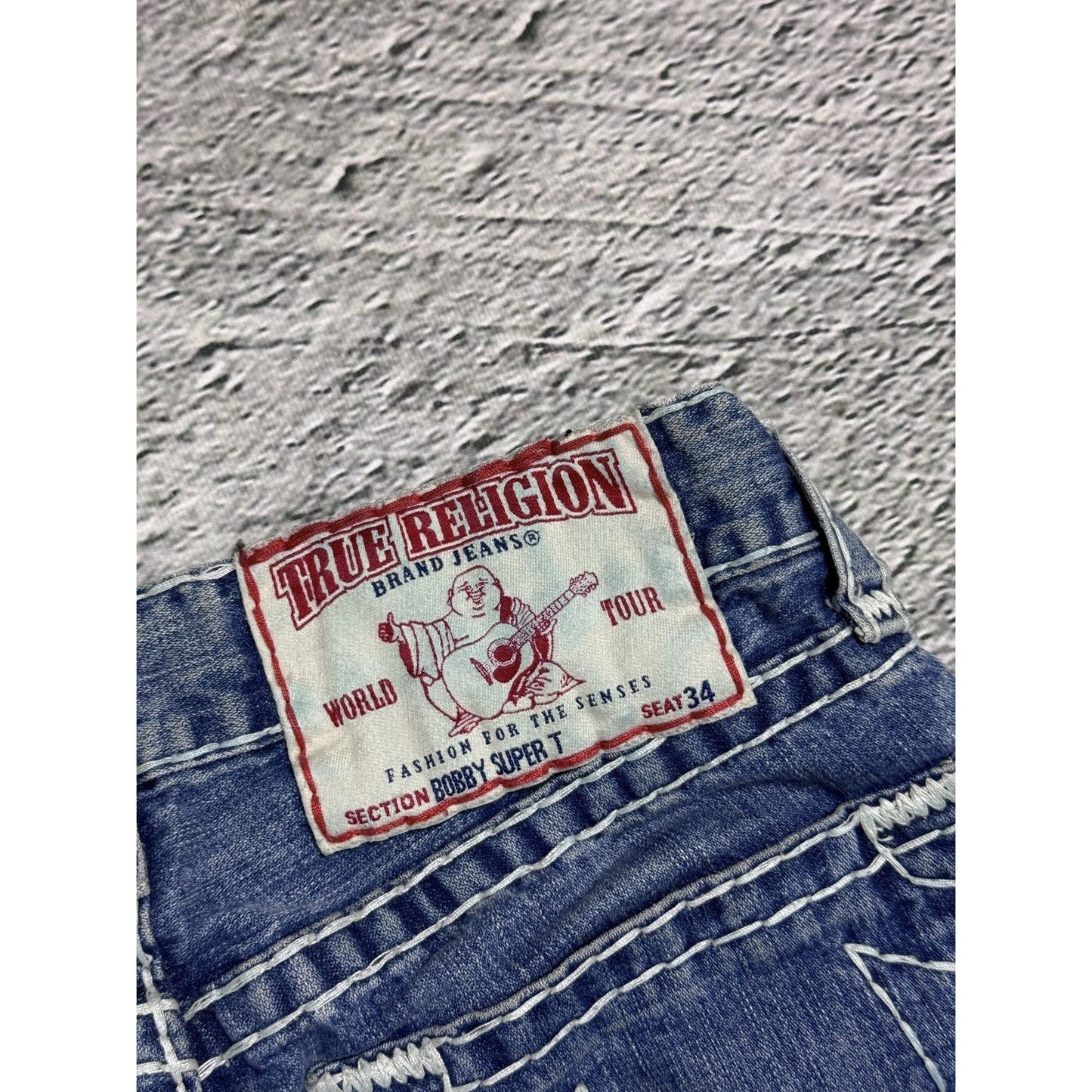 True Religion jeans vintage Bobby Super T denim straight