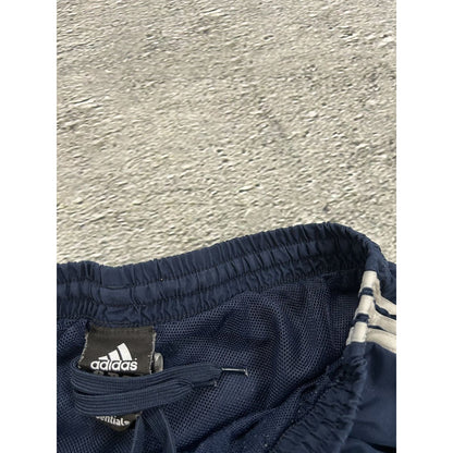 Adidas vintage navy nylon track pants baggy small logo 2000s