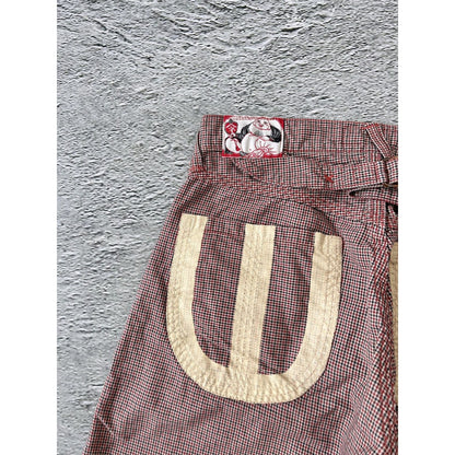 Evisu Yamane jeans vintage red casual pants