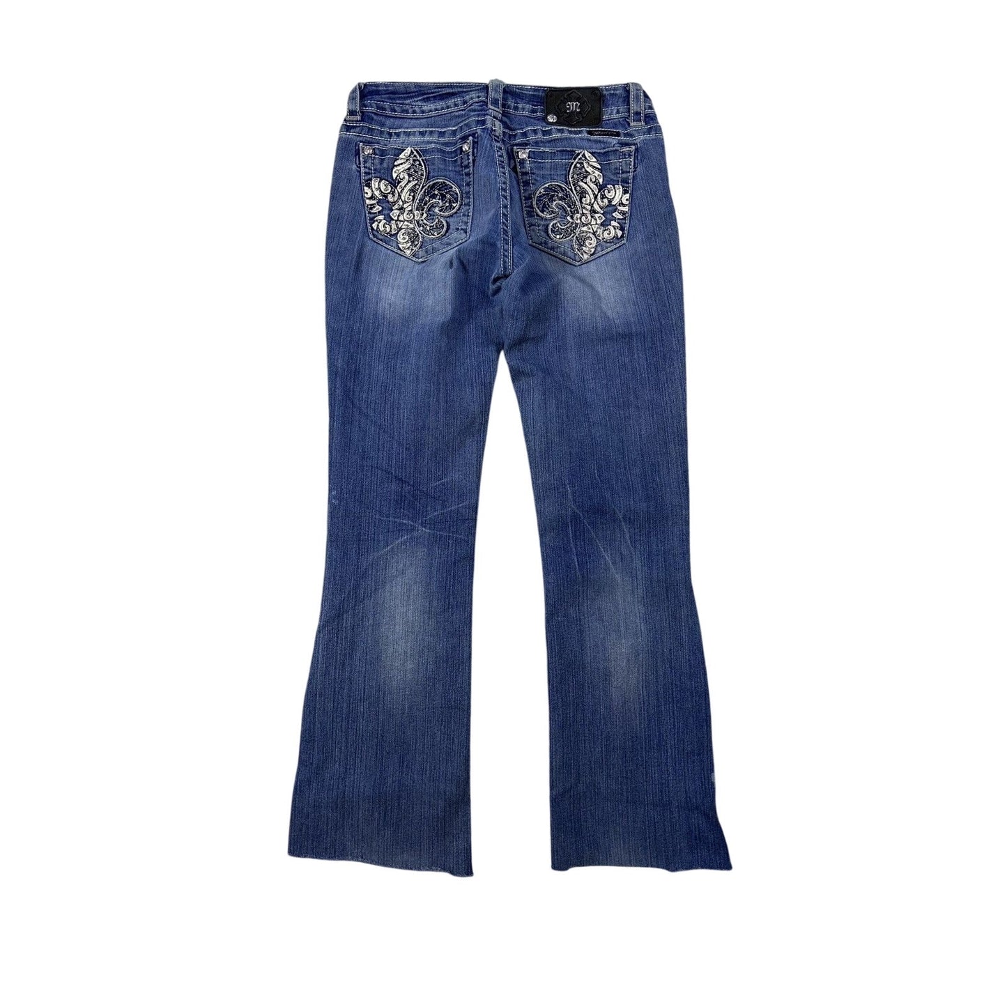 Miss Me rhinestone glitter jeans Y2K flared