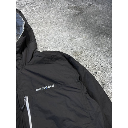 Montbell down puffer jacket reversible black grey