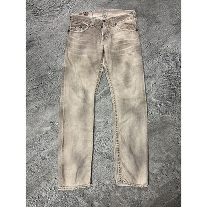 True Religion jeans vintage pants beige Geno super T