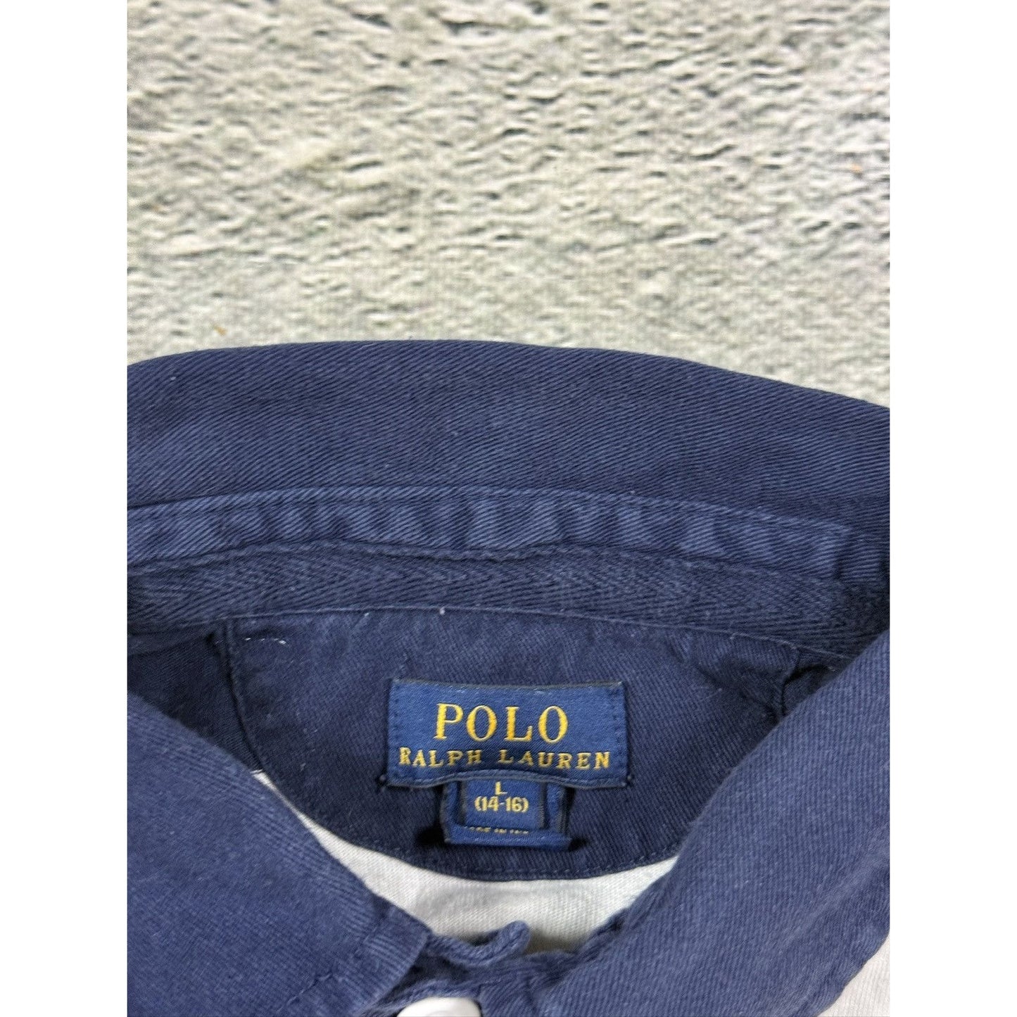 Chief Keef Polo Ralph Lauren navy white longsleeve striped big pony