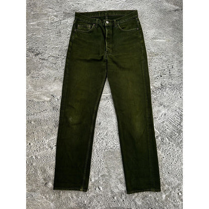 Levi’s 501 jeans made in USA vintage green denim pants