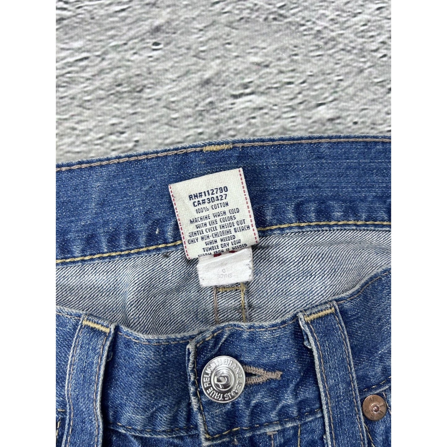 True Religion jeans vintage denim pants straight