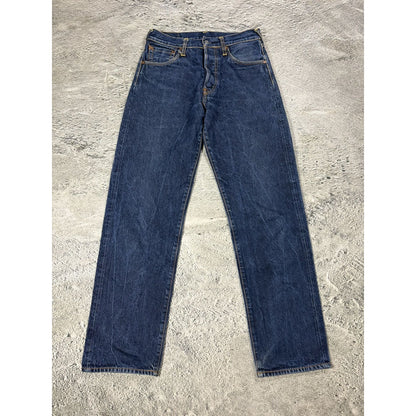 Evisu jeans vintage handpainted seagull logo selvedge white