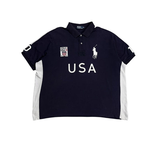 Chief Keef Polo Ralph Lauren USA vintage shirt navy blue