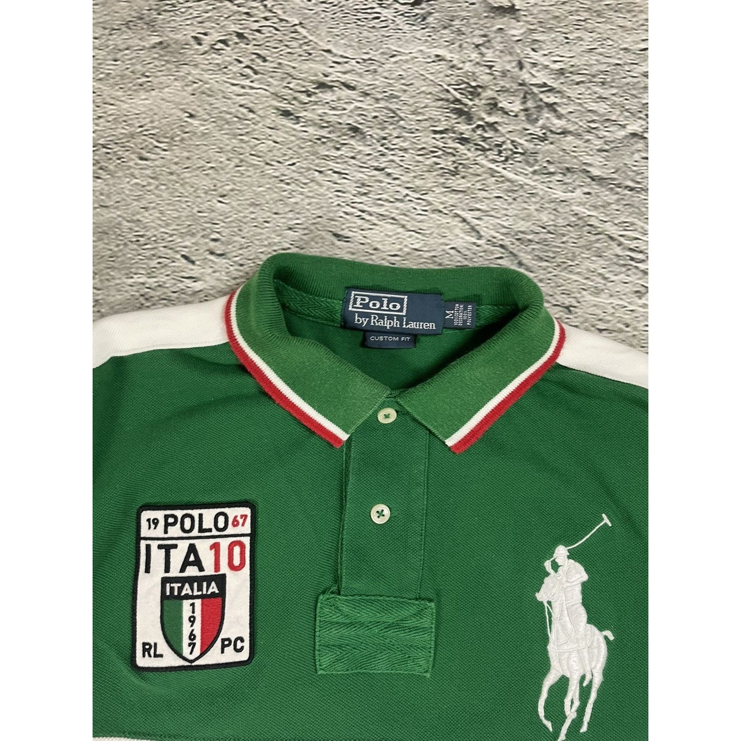 Chief Keef Polo Italy Ralph Lauren T-shirt vintage green