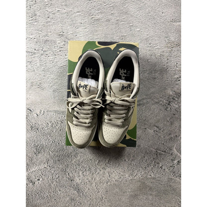 Bapesta Sk8-sta Bape sneakers khaki green a bathing ape