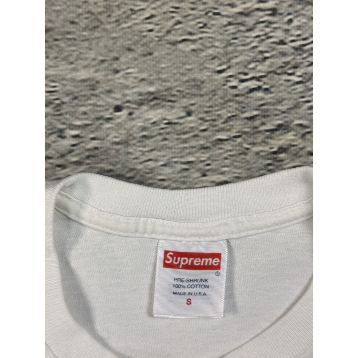 Supreme fw23 warm up t-shirt white