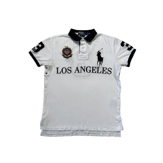 Chief Keef Polo Ralph Lauren Los Angeles vintage white