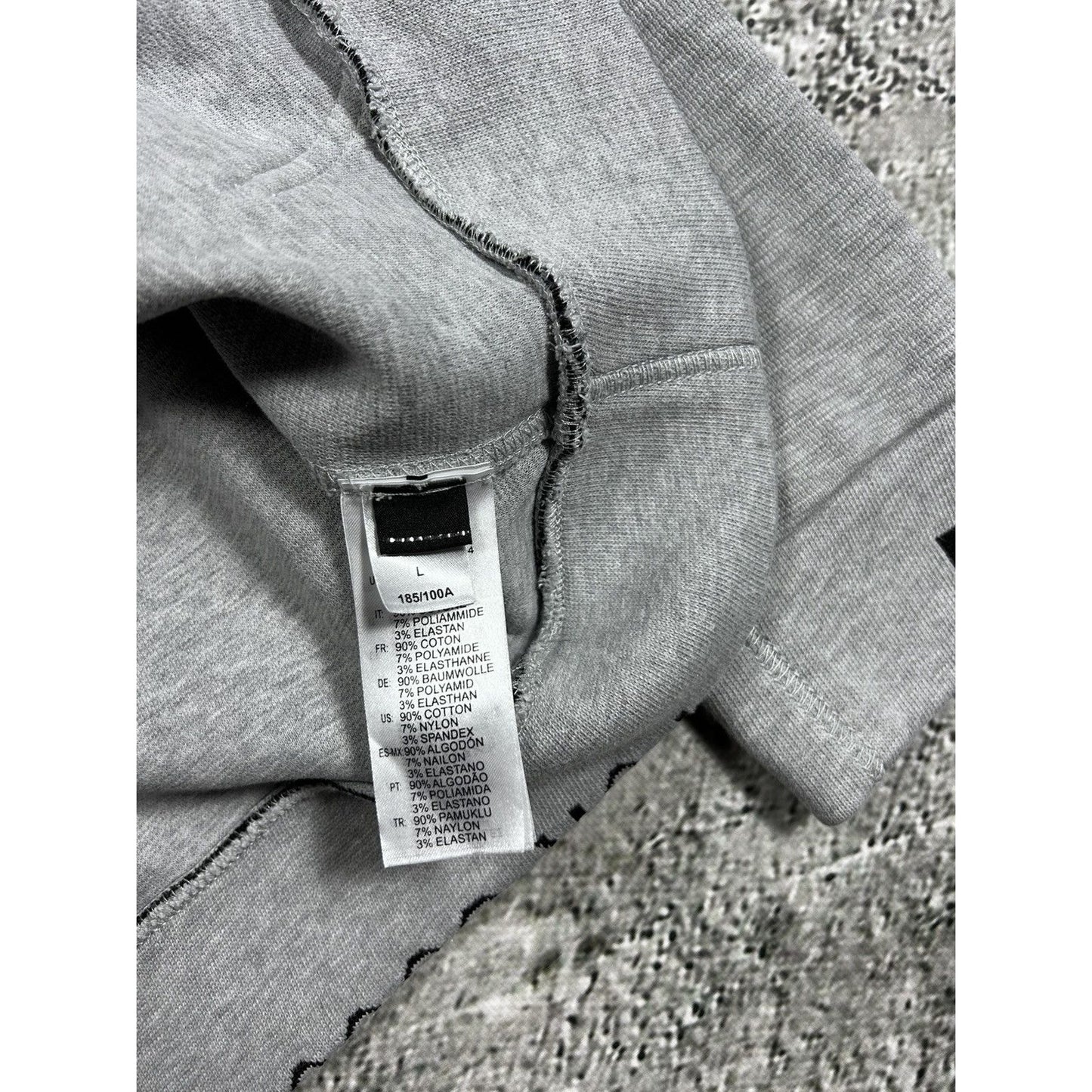 Diesel vintage grey zip hoodie Y2K