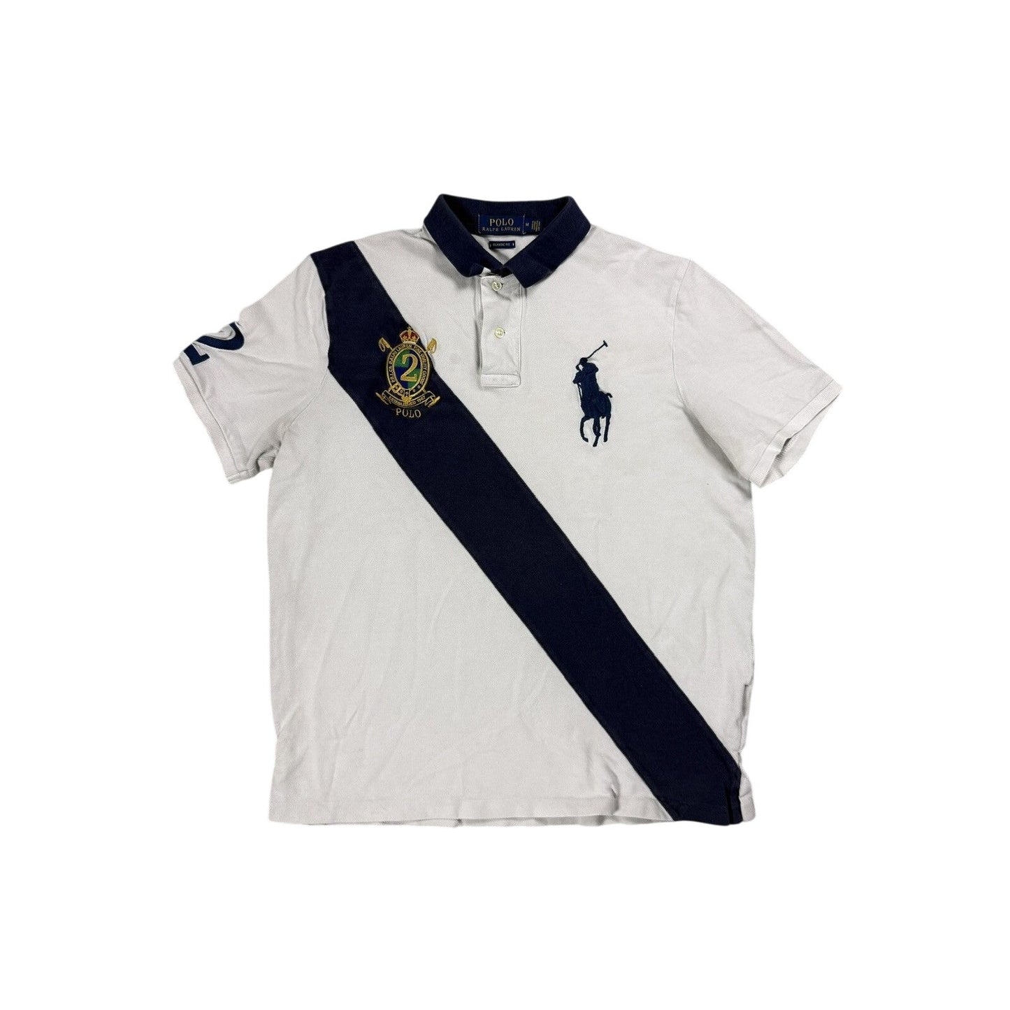 Chief Keef Polo Ralph Lauren vintage white navy big pony