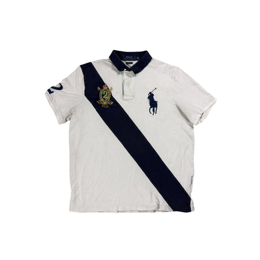 Chief Keef Polo Ralph Lauren vintage white navy big pony