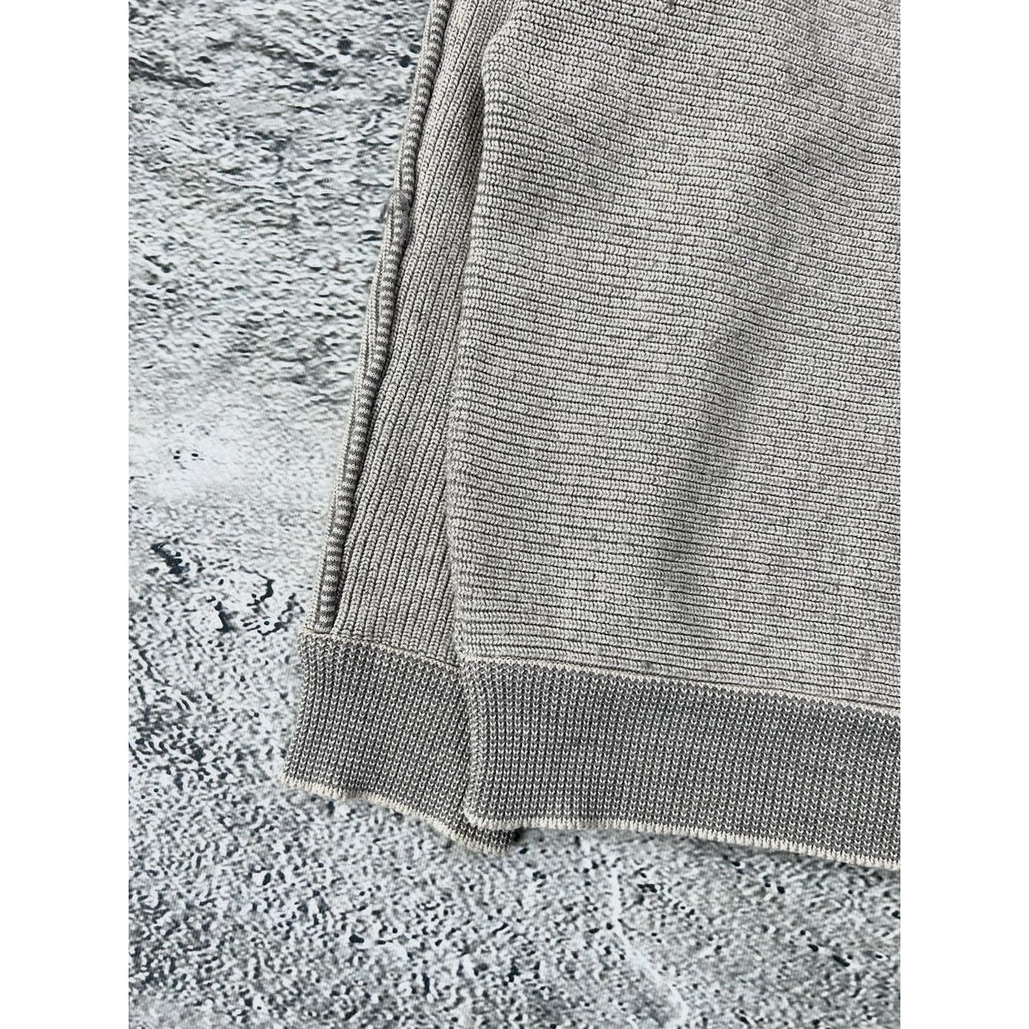 Carlo Colucci sweater Coogi style vintage beige knit