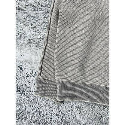 Carlo Colucci sweater Coogi style vintage beige knit