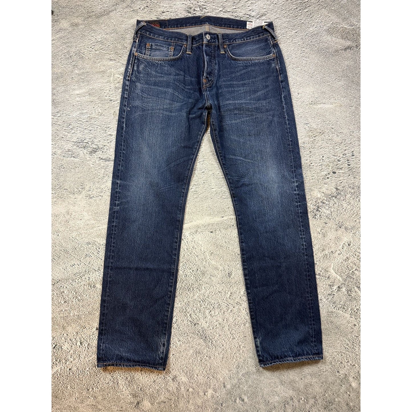 Evisu jeans vintage navy blue seagulls Genes