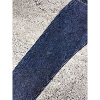 Evisu jeans daicock big logo yellow selvedge denim Japan