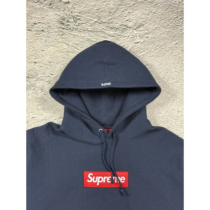 Supreme box logo hoodie blue navy red bogo FW 2024